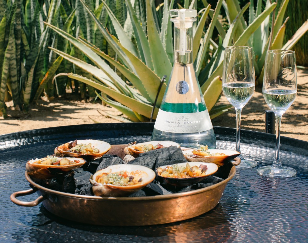 Siping Tequila Liqueur Pairing - Almeja Chocolata al Grill | Mojo de Ajo | Cebollín | Limón